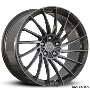 ROAD FORCE RFF3 in Gloss Gunmetal Machined Face with Tinted Clear Coat