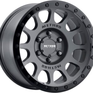 Method Race Wheels MR305 – Matte Black with Gloss Black Lip Wheel