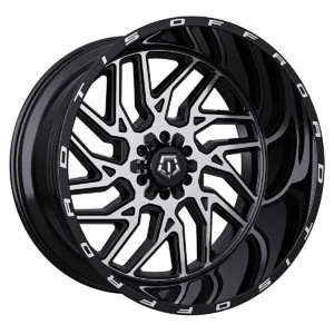 TIS Wheels 544MB – Gloss Black with Machined Face Wheel