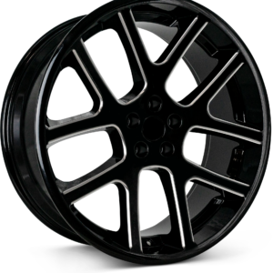Gloss Black Milled