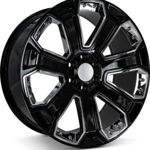 OEF Wheels G06 GMC Yukon Denali Replica – Gloss Black Chrome insert Wheel