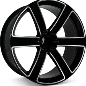 Gloss Black Milled