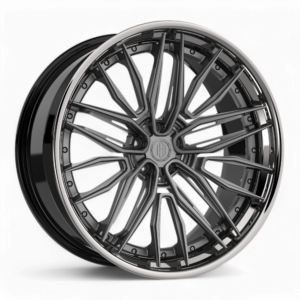Matte Gunmetal/High Polished Lip