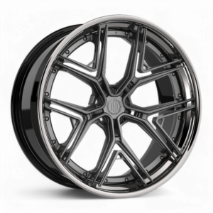 Matte Gunmetal/High Polished Lip