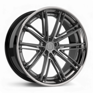 Matte Gunmetal/High Polished Lip