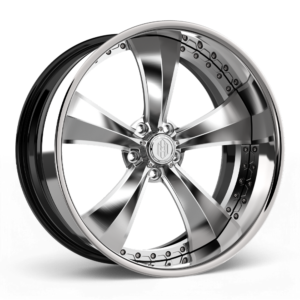 ADM Forged MC301 – Brushed Clear/High Polished Lip – Multi-Piece Wheel