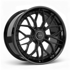 Satin Black w/Gloss Black Lip Centerlock