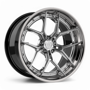 ADM Forged PF302 – Brushed Clear w/High Polished Lip – Multi-Piece Wheel
