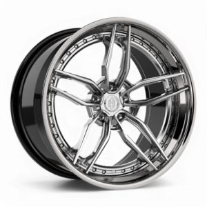 ADM Forged PF303 – Brushed Clear w/High Polished Lip – Multi-Piece Wheel