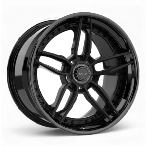 Satin Black w/Gloss Black Lip Centerlock