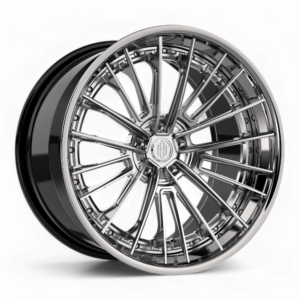 ADM Forged PF305 – Brushed Clear w/High Polished Lip – Multi-Piece Wheel