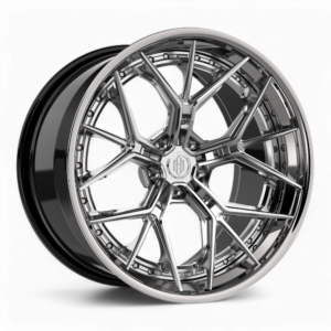 ADM Forged PF306 – Brushed Clear w/High Polished Lip – Multi-Piece Wheel