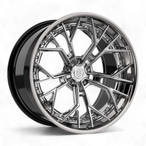 ADM Forged PF308 – Brushed Clear w/High Polished Lip – Multi-Piece Wheel