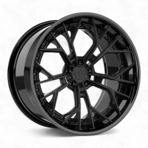Satin Black w/Gloss Black Lip
