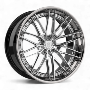 ADM Forged PF309 – Brushed Clear w/High Polished Lip – Multi-Piece Wheel