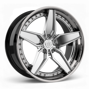 ADM Forged PF310 – Brushed Clear w/High Polished Lip – Multi-Piece Wheel