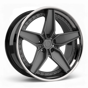 Matte Gunmetal w/High Polished Lip