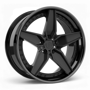 Satin Black w/Gloss Black Lip