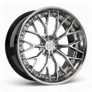 ADM Forged PF312 – Brushed Clear w/High Polished Lip – Multi-Piece Wheel