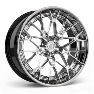 ADM Forged PF314 – Brushed Clear w/High Polished Lip – Multi-Piece Wheel