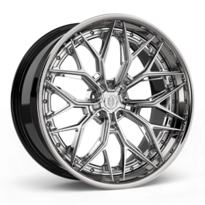 ADM Forged PFX301 – Brushed Clear w/High Polished Lip – Multi-Piece Wheel