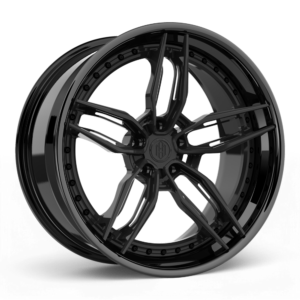 Satin Black w/Gloss Black Lip