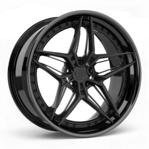 Satin Black w/Gloss Black Lip
