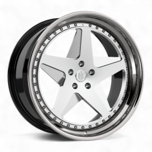 ADM Forged RT308 – Brushed Clear/High Polished Lip – Multi-Piece Wheel