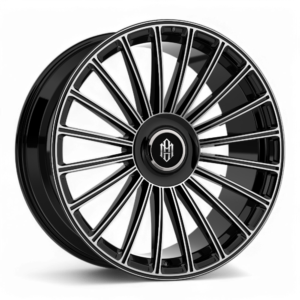 Gloss Black/Brushed Face