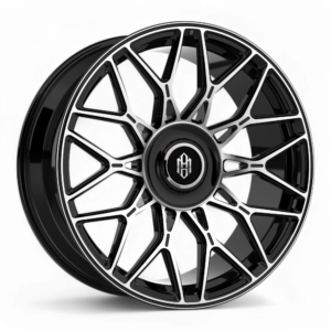 Gloss Black/Brushed Face